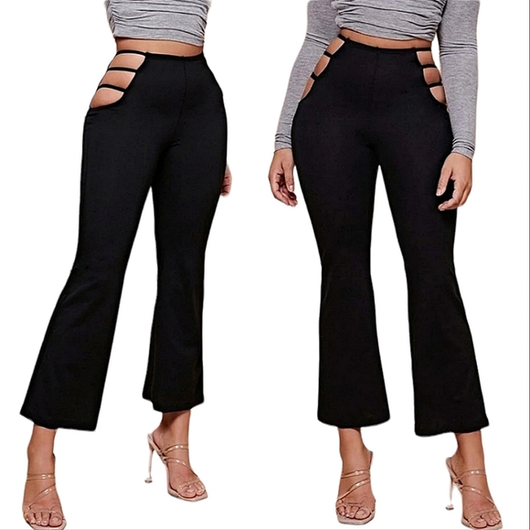 other Pants - ❤️Ladder Waist Cut-Out Pants💎